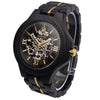 MOMENTO – Wooden automatic watch for men, angled view