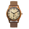 EVO Montre en bois Unisexe - Rustic - tac