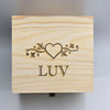 LUV Montre en bois pour Femmes