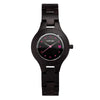 LUV – Ebony wood watch for women, front view