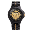 MOMENTO – Wooden automatic watch with gold accents