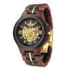 KAIROS Montre en bois automatique pour Hommes - Rustic - tac