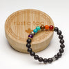 BRACELET CHAKRAS - naturel-leger-confortable - cadeau - gravure